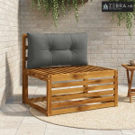 Jastučić za leđa PUTTEN 100% poliester Antracit 80 x 40 x 10 cm - Antr