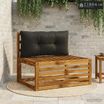 Jastučić za leđa PUTTEN 100% poliester Crna 80 x 40 x 10 cm - Crna 80