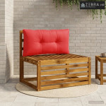 Jastučić za leđa PUTTEN 100% poliester Crvena 80 x 40 x 10 cm - Crvena