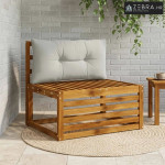 Jastučić za leđa PUTTEN 100% poliester Siva 80 x 40 x 10 cm - Siva 80