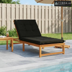 Jastučić za ležaljku GEMERT 100% poliester Crna 190 x 90 x 9 cm - Crna