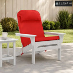 Jastuk za Adirondack stolicu 100% poliester Crvena - Crvena Poliester
