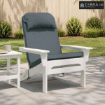 Jastuk za Adirondack stolicu 100% poliester Plava - Plava Melange