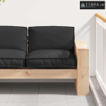 Jastuk Oxford tkanina Crna 80 x 80 x 12 cm - Crna