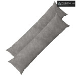 Jastuk za bacanje 2 kom. HEERLEN Svjetlosiva 40 x 145 cm - Osnovni Svj