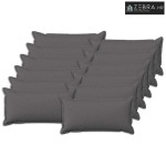 Jastuk za bacanje 12 kom. HOUTEN Svjetlosiva 40 x 80 cm - Svjetlosiva