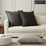 Jastuk za bacanje 2 kom. HOUTEN Crna 65 x 65 cm Poliester - Crna 65 x