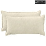 Jastuk za bacanje 2 kom. HOUTEN Krem 40 x 80 cm Mikrofibra Flis - Diza