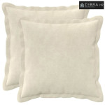Jastuk za bacanje 2 kom. HOUTEN Krem 50 x 50 cm Mikrofibra Flis - Diza