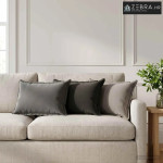 Jastuk za bacanje 6 kom. HOUTEN Crna 30 x 50 cm Poliester - Crna 30 x