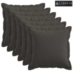 Jastuk za bacanje 6 kom. HOUTEN Tamnosiva 35 x 35 cm - Tamnosiva 35 x
