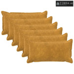 Jastuk za bacanje 6 kom. HOUTEN Žuta 40 x 80 cm Mikrofibra Flis - Diza