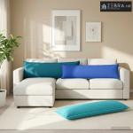 Jastuk za bacanje HOUTEN Tirkizna 40 x 145 cm Poliester - Tirkizna 40