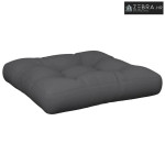 Jastuk za palete antracit 60 x 61,5 x 10 cm od tkanine - Antracit 1