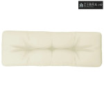 Jastuk za palete krem 120 x 40 x 12 cm od tkanine - Krema 120 x 40 x 1