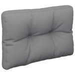 Jastuk za sofu od paleta sivi Vidal XL 80 × 40 × 10 cm
