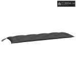 Jastuk za vrtnu klupu antracit 150 x 50 x 7 cm tkanina Oxford
