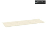 Jastuk za vrtnu klupu krem 150x50x3 cm od tkanine Oxford