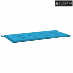 Jastuk za vrtnu klupu plavi 100 x 50 x 3 cm od tkanine Oxford - Plava