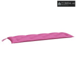Jastuk za vrtnu klupu ružičasti 150 x 50 x 7 cm tkanina Oxford - Ružič