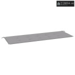 Jastuk za vrtnu klupu sivi 150x50x3 cm od tkanine Oxford - Siva 150 x