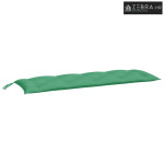 Jastuk za vrtnu klupu zeleni 150 x 50 x 7 cm od tkanine Oxford