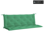 Jastuk za vrtnu klupu zeleni 150x(50+50)x7 cm od tkanine Oxford