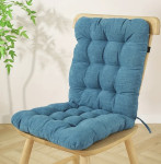 Plavi jastuci za stolicu 80x40 cm (2 kom)