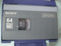 Sony DVCAM kazete 64 minute