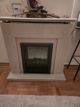 Kamin na struju, sa daljinskim reguliranjem temperature, nekoristen
