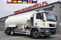 MAN TGM 26.340 6x2/4 / Magyar fuel tanker 18.5 m3 / ADR AT FL / stee