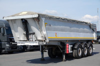 Benalu WYWROTKA 27 m3 / ALUMINIOWA / HYDRAULICZNA KLAPA / 2 OSIE PODNO