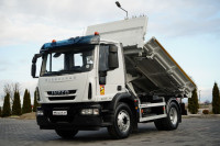 IVECO EUROCARGO 160 E22 / WYWROTKA 3 STRONNA / HYDROBURTA / BORDMATIC