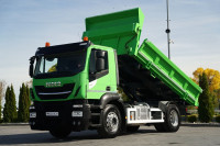 IVECO STRALIS 360 / 4x2 / WYWROTKA - 4,9 M / HYDROBURTA / OPONY 100% /
