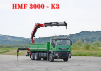 IVECO TRAKKER 450 6x4 kiper HMF 3000K3 + RC kran
