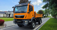 MAN 13.290 4x4, 2021., novi trostrani kiper Meiller-Kipper, 14.000 kg
