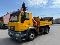 MAN 15.220 kiper kran