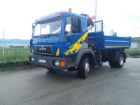 MAN 15.224 KIPER KRAN HIAB