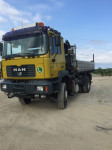 Man 19.314 4x4 kiper kran klima 220000 km!!!!!