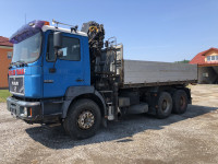 MAN 33.403 kiper, kran HIAB 175, 5 izvlačenja