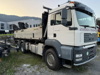MAN 33.430 kiper + kran HIAB 245
