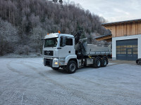 MAN TGA 33.440 BB Kiper sa kranom HIAB 166 ES-5