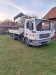 MAN TGL 8.210 KIPER, KRAN, 2007.god.