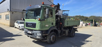 MAN TGM 13.290 AK,KRAN ATLAS 105.2-A2 FUNK
