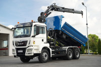MAN TGS 33.420 / 6x4 / WYWROTKA 3 STRONNA / 2x HYDROBURTA  + HDS HIA