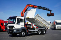 MAN TGS / 33.420 / E 6 / WYWROTKA + HDS / FASSI F 175 / 6 X 4 / HYDR