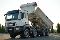 MAN TGS 35.420 / 8X4 / WYWROTKA 2 STR. / HYDROBURTA / BORDMATIC / AU
