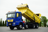 MAN TGS 35.460 / 8x4 / WYWROTKA 5.8 M / HYDROKLAPA / NAVI / 2018 ROK