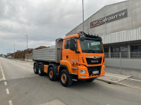 MAN TGS 37.500 8X4 BB Kiper Meiller bordmatic