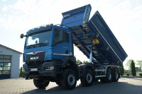 MAN TGS 41.480 / 8X8 / WYWROTKA 3 STRONNA / BORDMATIC / KH KIPPER /